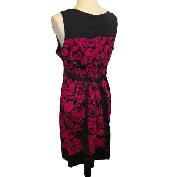Motherhood Maternity Floral Sleeveless Dress in Black and Pink, sz L - Picture 3 of 10